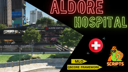 ALDORE HOSPITAL MLO FOR GTAV FIVEM QBCORE SERVER | HOSPITAL MLO | HOSPITAL MOD FOR GTAV FIVEM