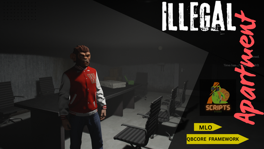 ILLEGAL APARTMENT  MLO FOR GTAV FIVEM QB CORE SERVER | FIVEM MODES