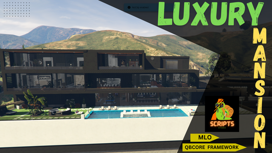NEW Luxury Mansion MLO | YMap | Fivem GTAV Qbcore | Villa MLO