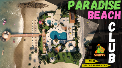 Paradise Beach Club MLO |  Ymaps | Restaurant MLO | Leisure Park MLO | FiveM QBCore