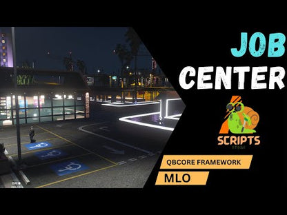 JOB CENTER MLO FOR GTAV FIVEM QB CORE SERVER | Garage JobCenter