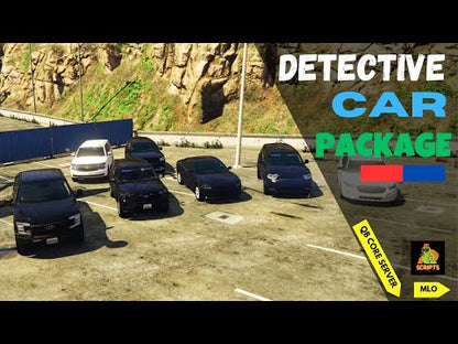 DETECTIVE CAR PACKAGE | Car Pack | Ymaps | QB Core | FiveM Modes