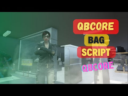 QBCore Portable Bag Script | For FiveM Game Servers