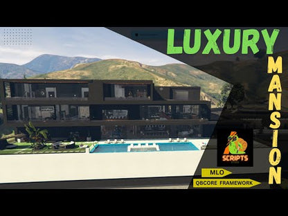 NEW Luxury Mansion MLO | YMap | Fivem GTAV Qbcore | Villa MLO