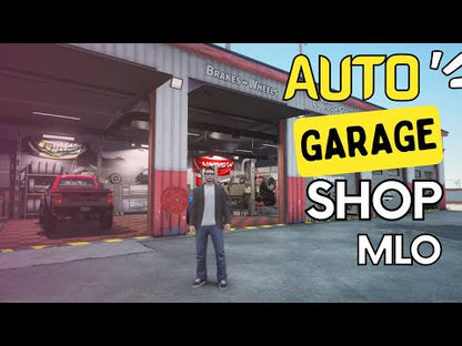 Auto Garage Shop MLO for GtaV FiveM Server | QBcore