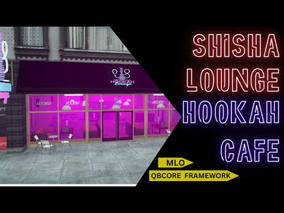 Shisha Lounge MLO For GTAV FiveM QbCore Server | Hisha Lounge | Hookah Cafe