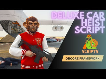 QBCore Deluxe Car Heist Script For FiveM Game Servers