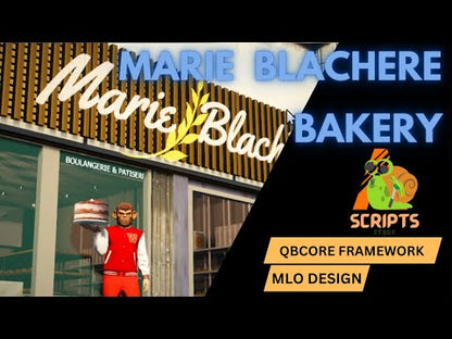 MARIE BLACHERE  BAKERY MLO For GTAV FiveM QBcore Server | Restaurant MLO