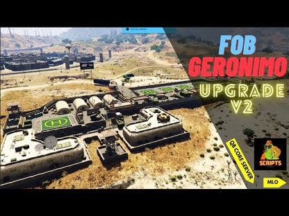 FOB GERONIMO ARMY CAMP MLO |BUNKER MLO | ARMY CAMP MLO | QBCORE | FIVEM QBCORE