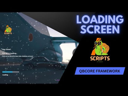 QBCore New Loading Screen For FiveM Game Servers