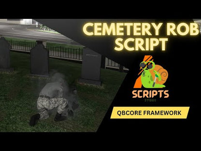 QBCore Cemetery Robbery For FiveM Game Servers