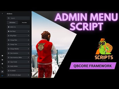 QBCore Admin Menu Script For FiveM Game Servers