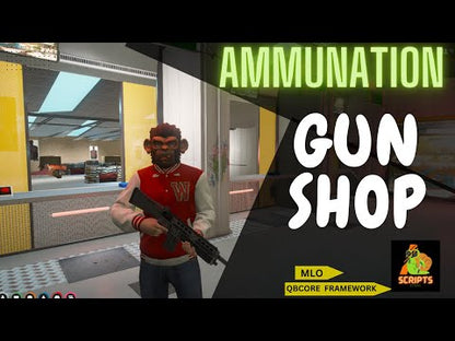 Ammunation MLO For GTAV FiveM QBCore serve | FiveM Mode| Ymaps