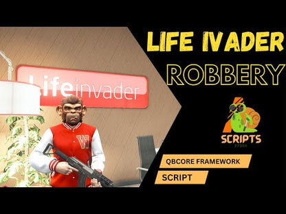 LIFE IVADER Data File Robbery For GTAV FIVEM QB CORE SERVER