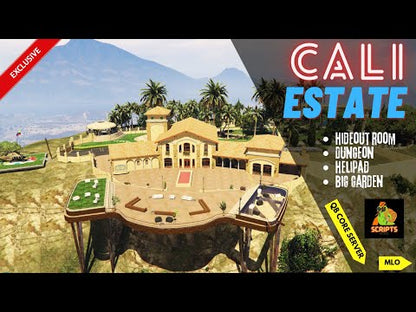 CALI ESTATE MANSION |  MANSION MLO | YMAPS | FIVEM MODES | MOUNTAIN MANSION MLO