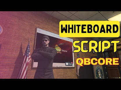 QBCore Whiteboard Script For GTA V FiveM Game Server