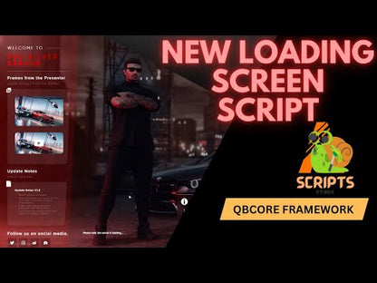 QBCore New Loading Screen Script For FiveM Game Servers