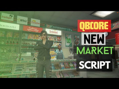 QBCore New Super Market Script | Stores | For FiveM Game Servers