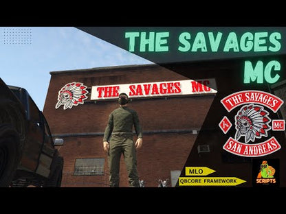 THE SAVAGES MC MLO | FIVEM QB CORE SERVER | YMAP | FIVEM MODES | GANG MLO