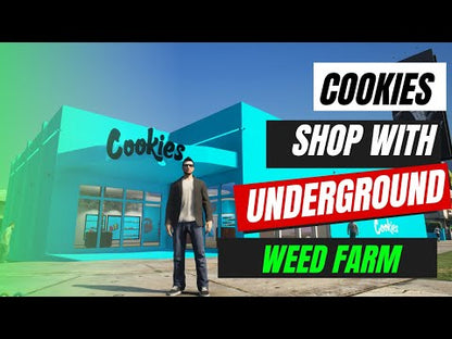 Cookies Shop with Underground Hidden Weed Farm MLO FOR GTAV FIVEM | QBCORE