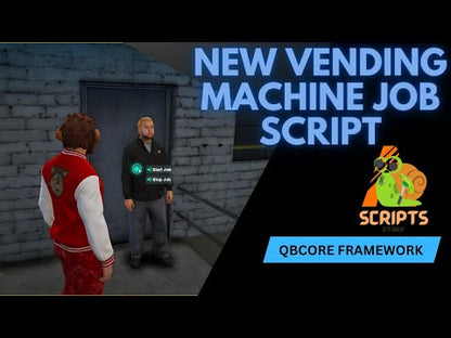 QBCore Vending Machine Job Script For FiveM Game Servers