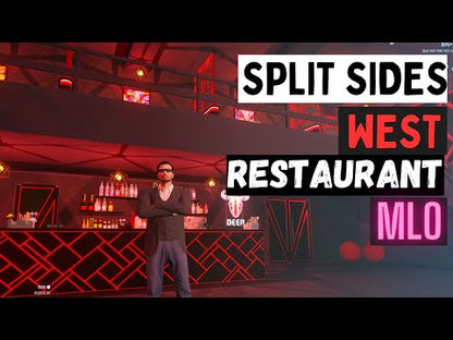 Split Sides West Comedy Club MLO For GTAV FiveM QBcore Server | Restaurant MLO | Night Club