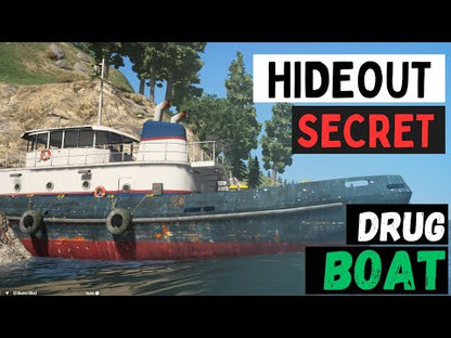 Hideout Secret Drug Boat For GTAV FiveM QB Core Server | Hideout Place | Secret Drug Lab