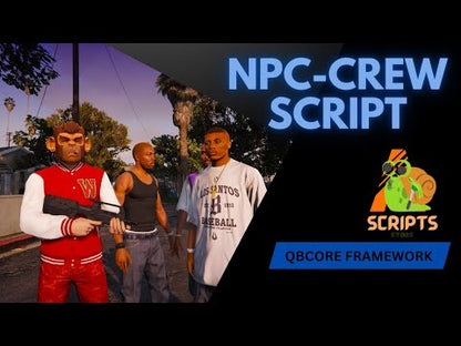 QBCore NPC-Crew Hire System For FiveM Game Servers