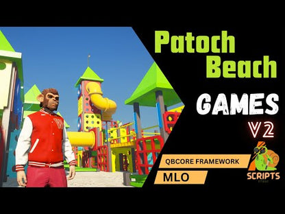 Patoch Beach Games MLO For GTAV FIVEM QBCORE SERVER | FUNNY  Playground