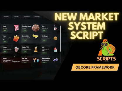 QBCore New Market System Script For FiveM Game Servers | New UI