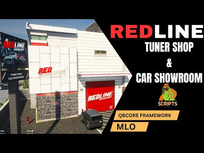 RED LINE TUNER SHOP & CAR SHOWROM | MACHINE SHOP BULIDING