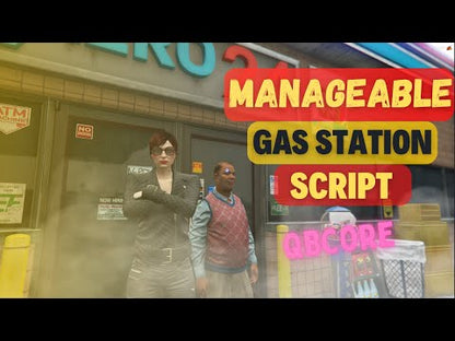 QBCore Manageable Gas Station Script | For FiveM Game Servers