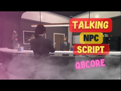 QBCore NPC Talking Ped Script | For FiveM Game Servers