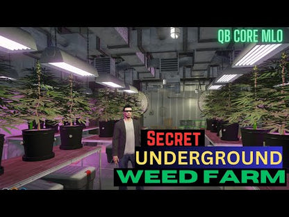 Secret Underground Weed Farm For GtaV FiveM QB Core Server