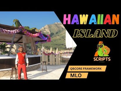 HAWIIAN ISLAND MLO for GTAVFIVEM QBCore SERVER | Party Island