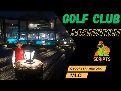 GOLF CLUB MANSION MLO FOR GTAV FIVEM | CLUB RESTAURANT