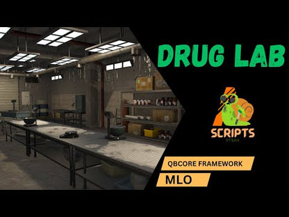 Drug Lab Interior MLO For GTAV FIVEM QB CORE SERVER | HIDEOUT PLACE |HIDDEN METH LAB