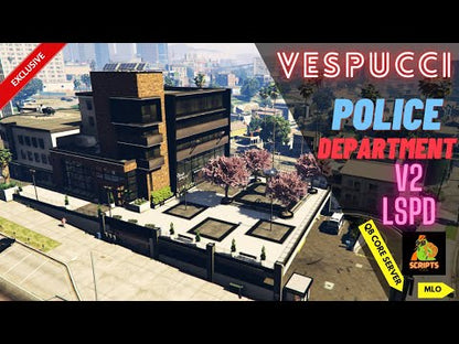 New VESPUCCI POLICE DEPARTMENT MLO | V2 | LSPD MLO | Ymaps | QBCore | PD MLO