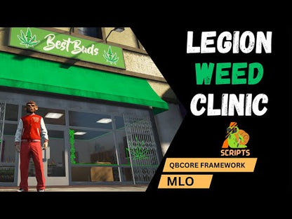 Legion Weed Clinic MLO FOR GTAV FIVEM QBCOE SERVER | WEED SHOP |