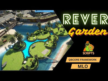 Rever Garden MLO For GTAV FIVEM QB CORE SERVER | Water Garden Area