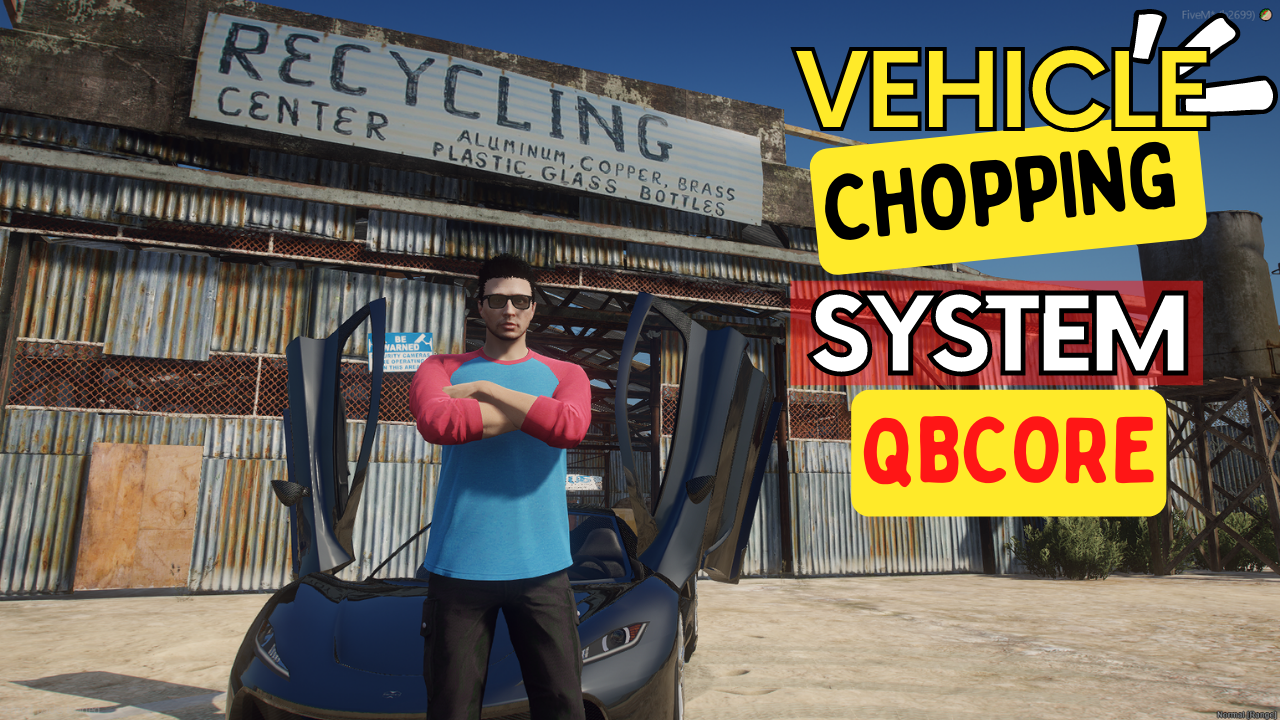 QBCore Vehicle Chopping System For GTA V FiveM Game Server