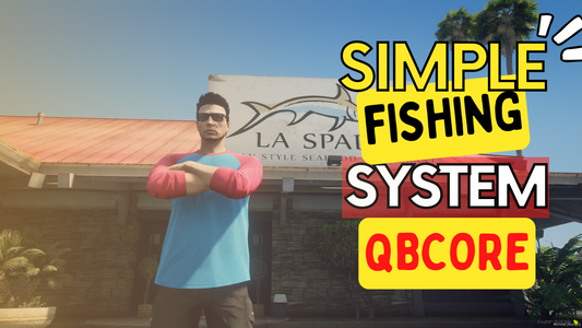 QBCore Simple Fishing System Script For GTA V FiveM Game Server