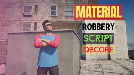 QBCore Simple Material Robbery System For GTA V FiveM Game Server