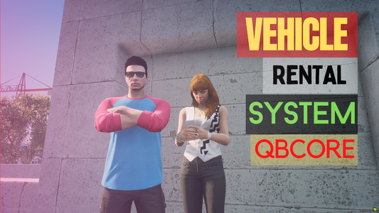 QBCore Vehicle Rental System For GTA V FiveM Game Server