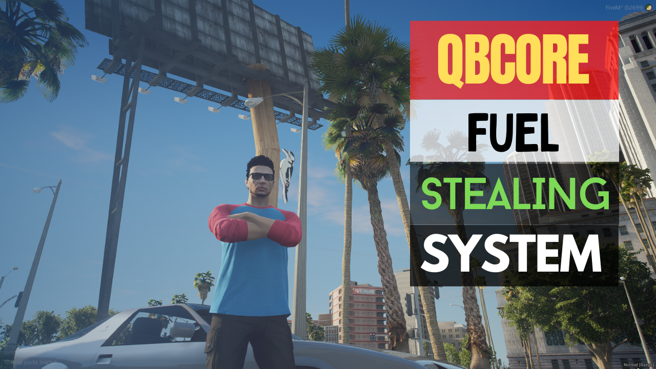 QBCore Vehicle Fuel Stealing System For GTA V FiveM Game Server