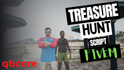 QBCore Treasure Hunt Script For GTA V FiveM Game Server