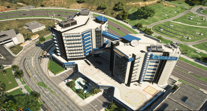 Ocean Hospital MLO For GTAV FiveM Game Server