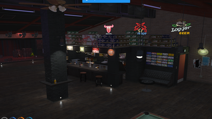 Moto Clubhouse | Bike Gangs | Money Washing /Garage/Bar/Tattoos   For GTAV FiveM Game Server 5 in 1 MLO