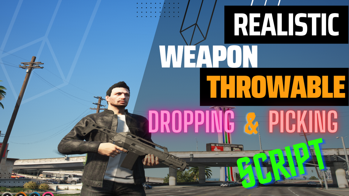 QBCore Weapon Throwable | Realistic Dropping & Picking Weapon For GTA ...