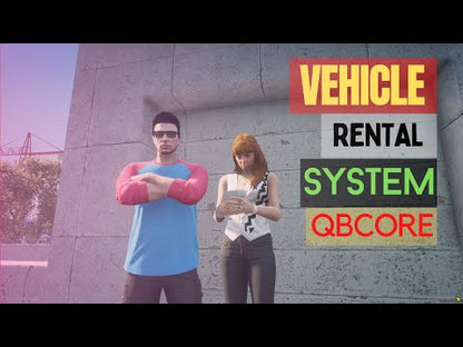 QBCore Vehicle Rental System For GTA V FiveM Game Server